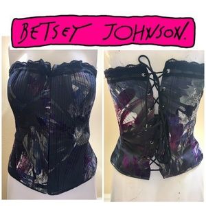 Sexy Betsey Johnson Lace-Up Corset